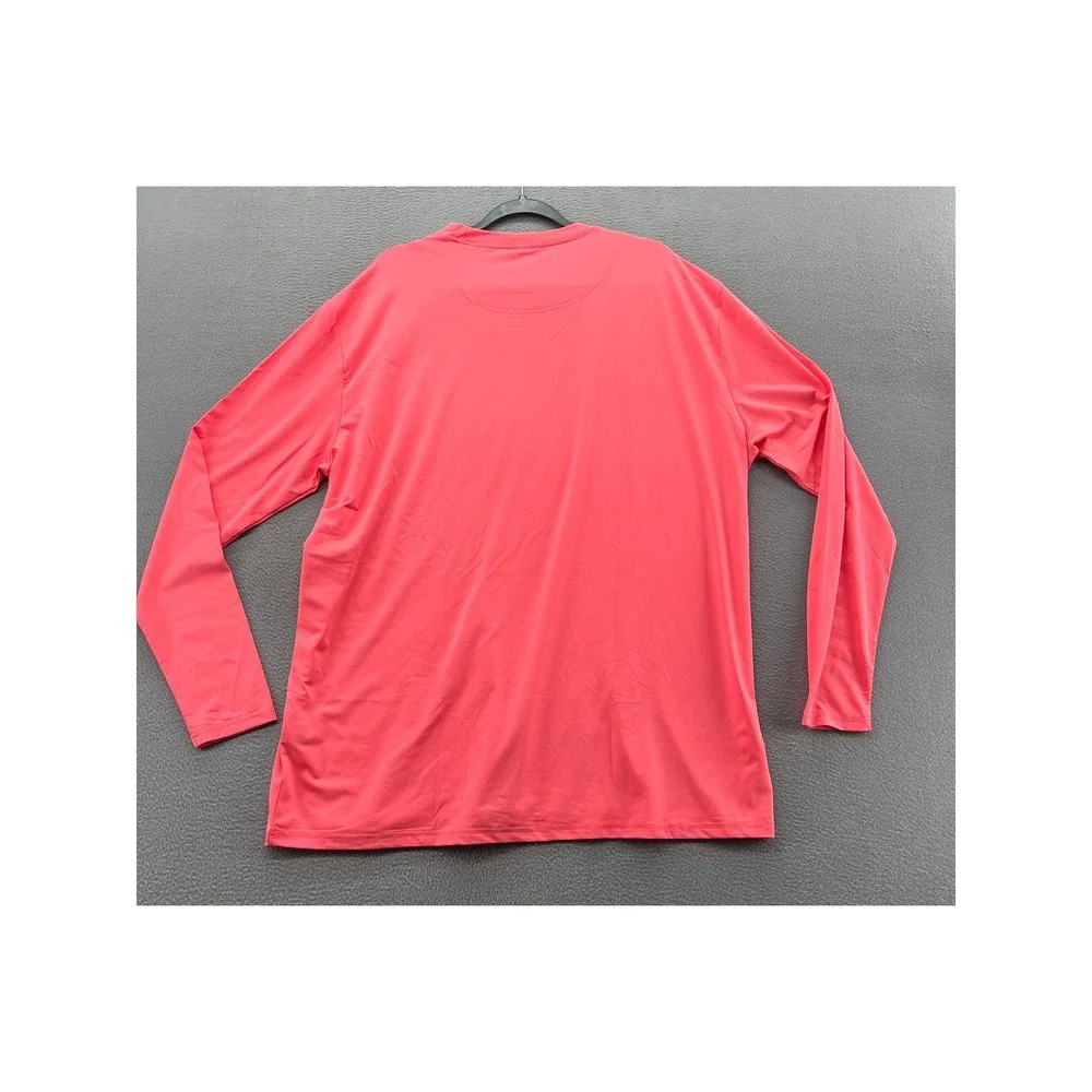 Drake Performance Fishing Shirt Mens XL Coral Pink Long Sleeve DPF1106-SGC-4 - Picture 5 of 9